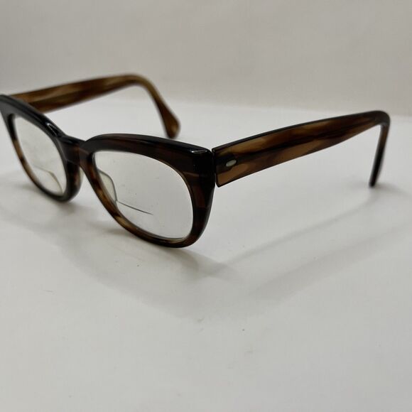 UOC Eyeglasses 150 Vintage Designer Frames Only  Brown 50-22-150 - Picture 3 of 6